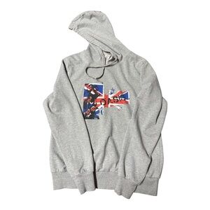 Oasis Gray Graphic Sweatshirt Hoodie